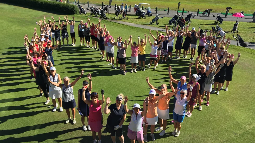 Hjärtgolf spelas på 14 ställen runt om i Sverige i år. 