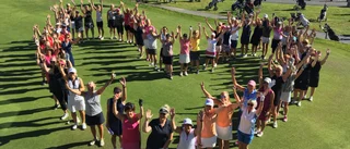 Hjärtgolfen i solsken i Piteå 
