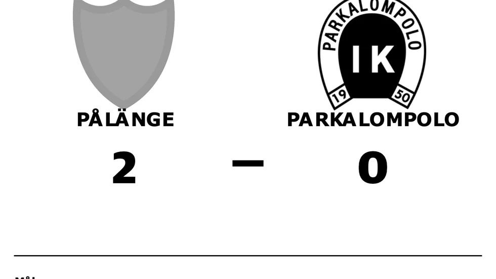 Pålänge vann mot Parkalompolo