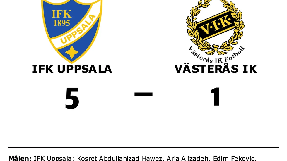 IFK Uppsala vann mot Västerås IK