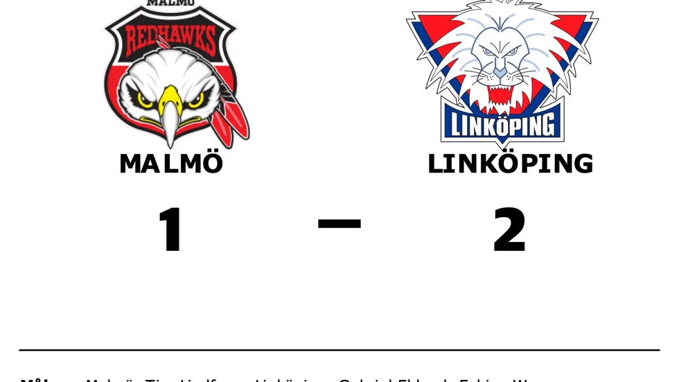 IF Malmö Redhawks förlorade mot Linköping HC