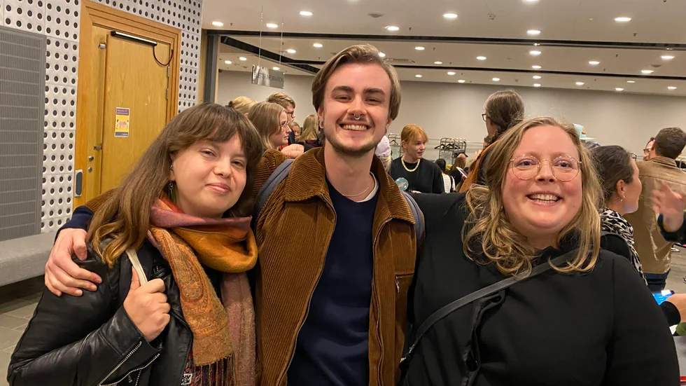 Från Arbetets museum hade Klara Bergh, Elliot Larsson och Anna Redmalm kommit till mötet. De kände sig peppade för att bidra på något vis.