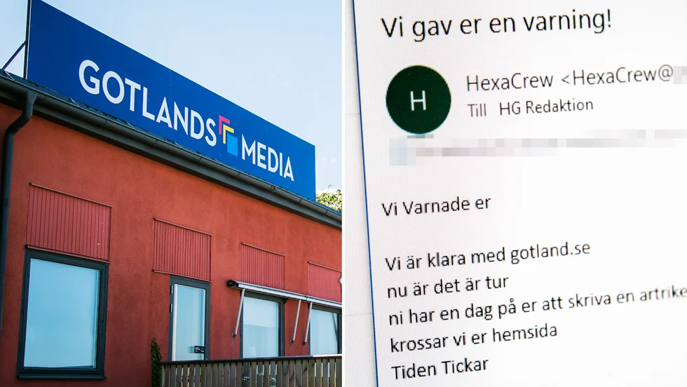 Säkerhetsarbetet trappades upp i mars, när Helagotland.se fick ett hotmejl. En belastningsattack går ut på att krascha en sida med stora mängder trafik. 