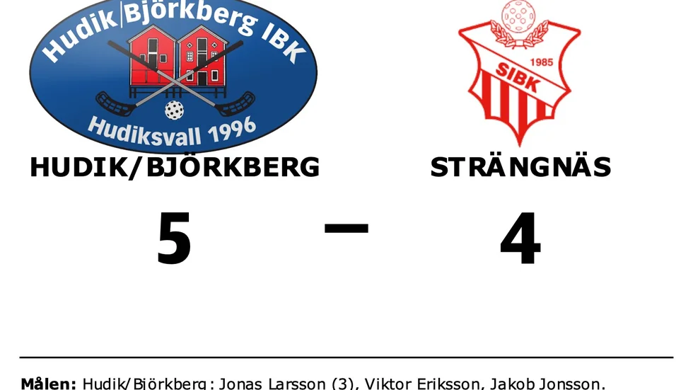 Hudik/Björkberg IBK vann mot Strängnäs IBK