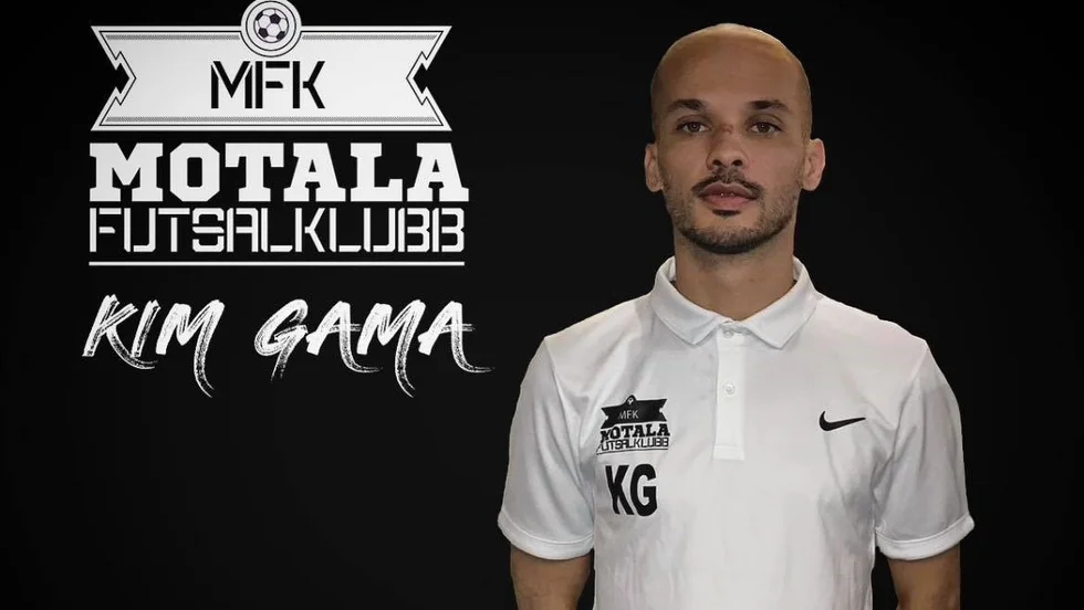 Kim Gama är huvudtränare i Motala futsaklubb den kommande säsongen. "Han är en av de bästa tränarna enligt mig", säger MFK:s Mille Hama Said.
