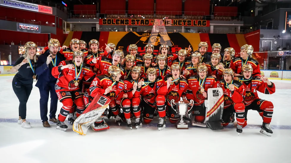 Luleå vann SDHL förra säsongen. Arkivbild.
