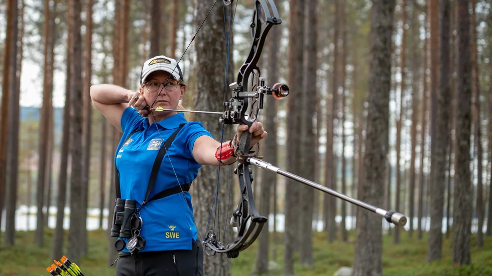 Lisa Södersten, Piteå BK, slutade sjua i EM i 3D-skytte.
