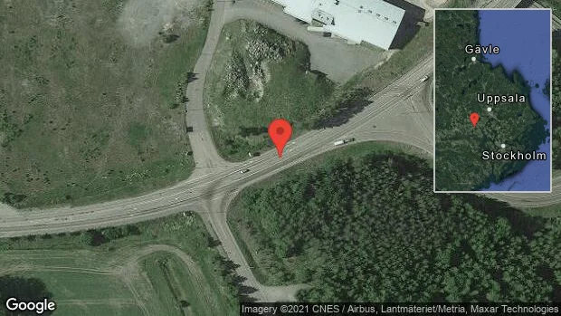 Singelolycka på E18