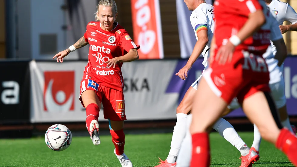 En damallsvensk match tidigare i år mellan Rosengård och Örebro. Arkivbild.