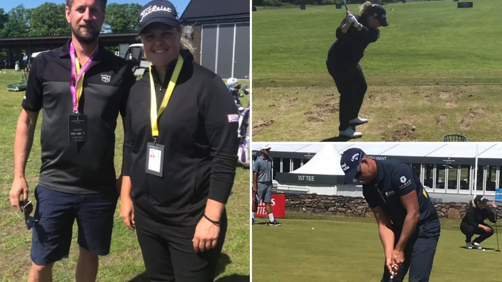 Christian Johansson ska gå caddie åt Caroline Hedwall i Scandinavian Mixed där även Henrik Stenson och Annika Sörenstam deltar.