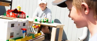 Barnen fick bygga Luleå av lego: "Älskar att bygga"