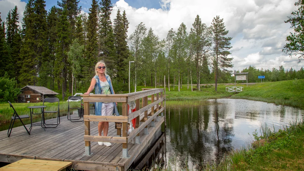 Flotten är centrum vid ställplatserna. "Alla vill vara ute i naturen och därför känns den här satsningen extra rätt", säger Hélena Skarin.
