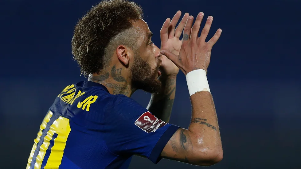 Brasiliens superstjärna Neymar. Arkivbild.