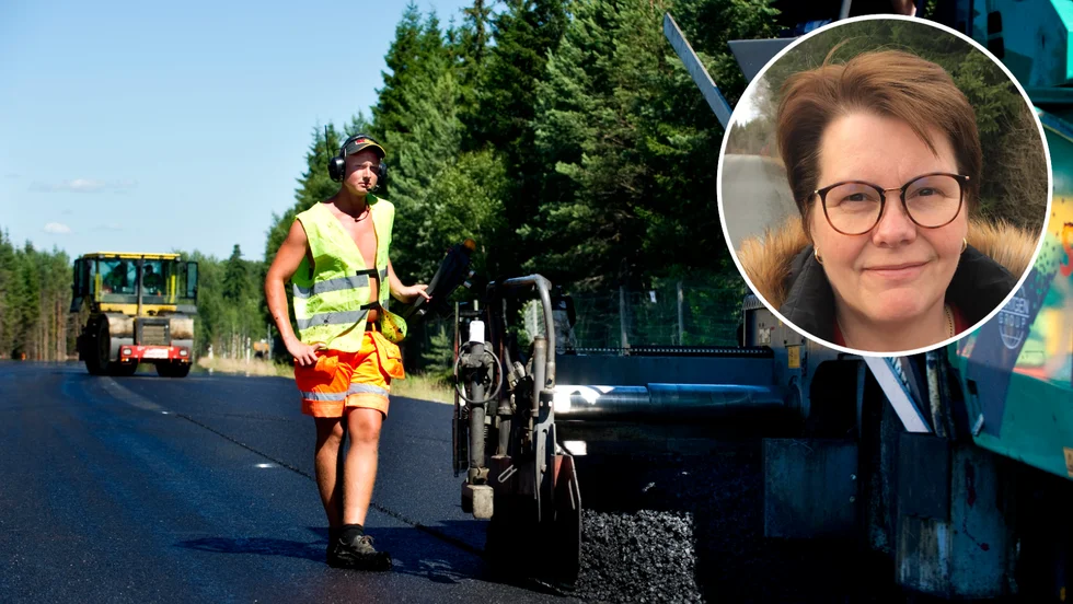 Maria Dryselius, projektledare på Trafikverket, säger att pengarna inte räcker till för att asfaltera om alla vägar som skulle behövas – men att "vi gör så gott vi kan". 