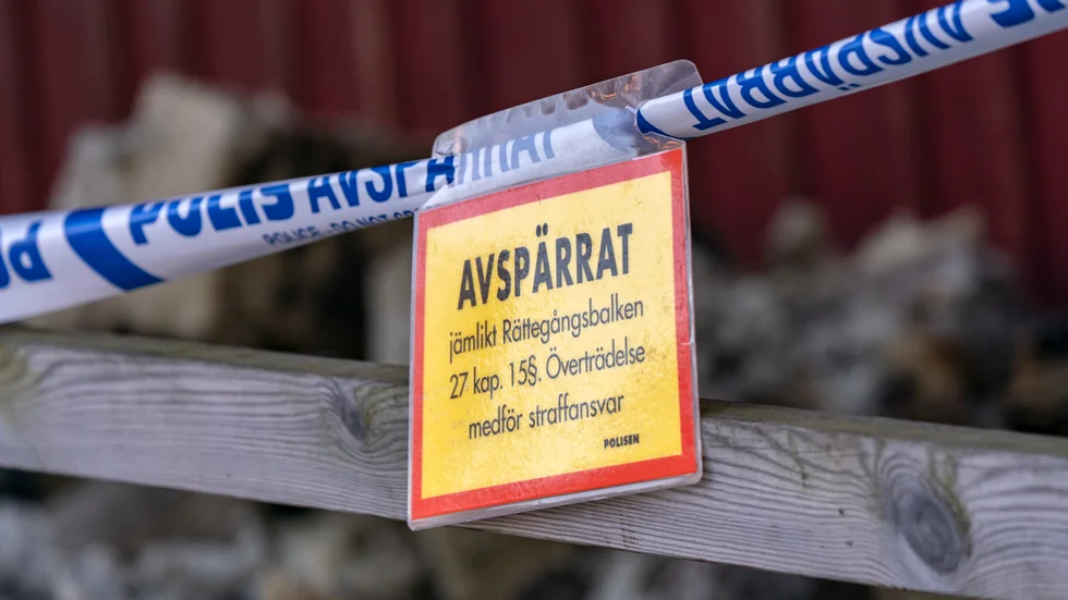 En person saknas efter en villabrand utanför Borås och befaras ha omkommit. Arkivbild.