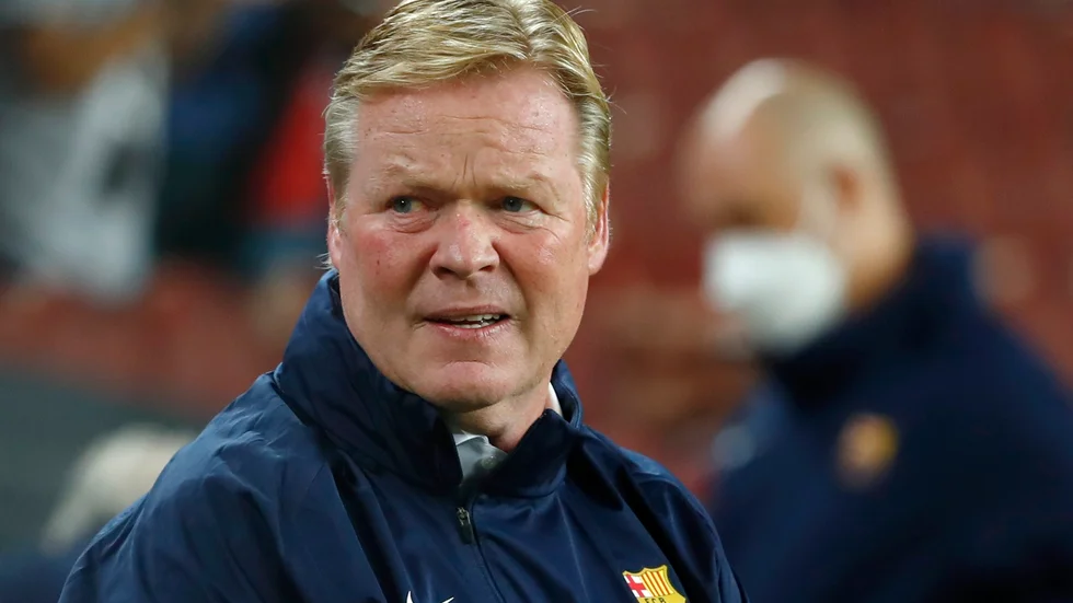 Barcelonas tränare Ronald Koeman.