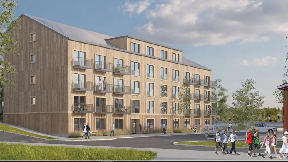 S-studenter vill se återinförda och förbättrade byggsubventioner, generellt bostadsbidrag och ett hyrestak för studentbostäder. Här bild av studentbostäder som planerats byggas på parkeringen intill teatermagasinen i Norra hamn, Luleå.