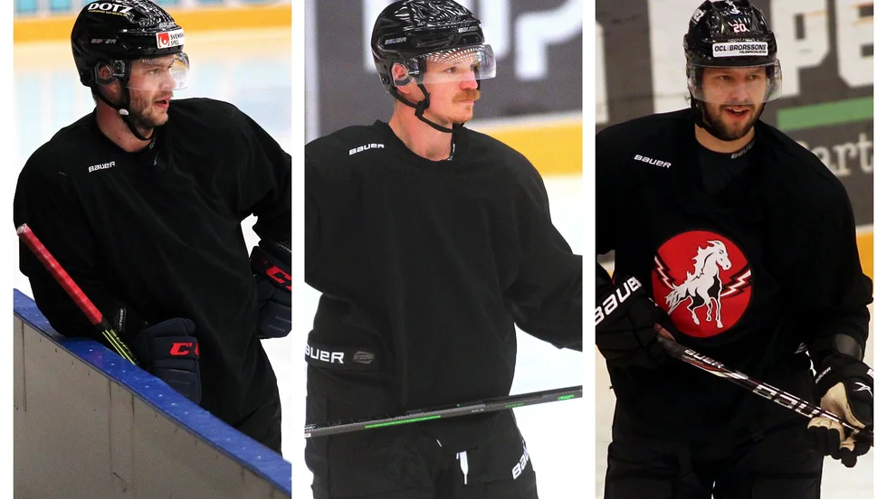Jimmy Andersson, Rihards Marenis och Marcus Eriksson.