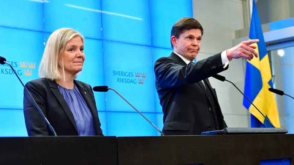 Talman Andreas Norlén pekade med hela handen och nominerade Magdalena Andersson som ny statsminister. Vilket Magdalena Andersson inte hade något emot. 