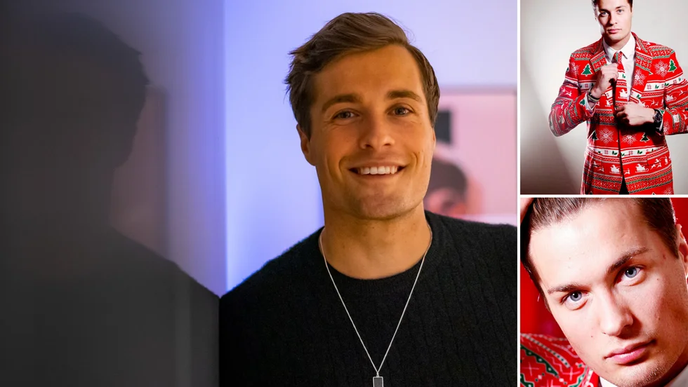Simon Lindström katapulterades in i kändislivet i och med sin huvudroll i tv-serien "Bachelor Sweden." Till vardags driver han eget företag inom möbel- och inredningsbranschen, gör konsultjobb och arbetar som modell. Men vad kan han berätta om de märkliga gamla arkivbilderna med julkostymen?