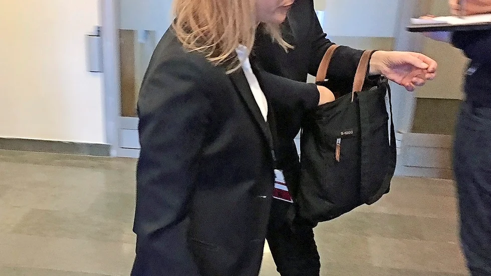 Pläderade om mordpåföljd. Åklagare Petra Lundberg gav sina argument till domstolen om längden på fängelsestraffet för 21-åringen.