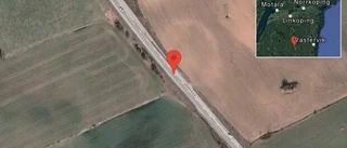 En personbil i trafikolycka