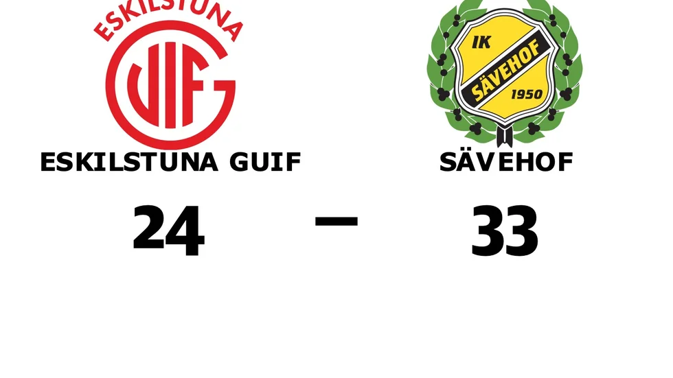 Eskilstuna Guif förlorade mot IK Sävehof