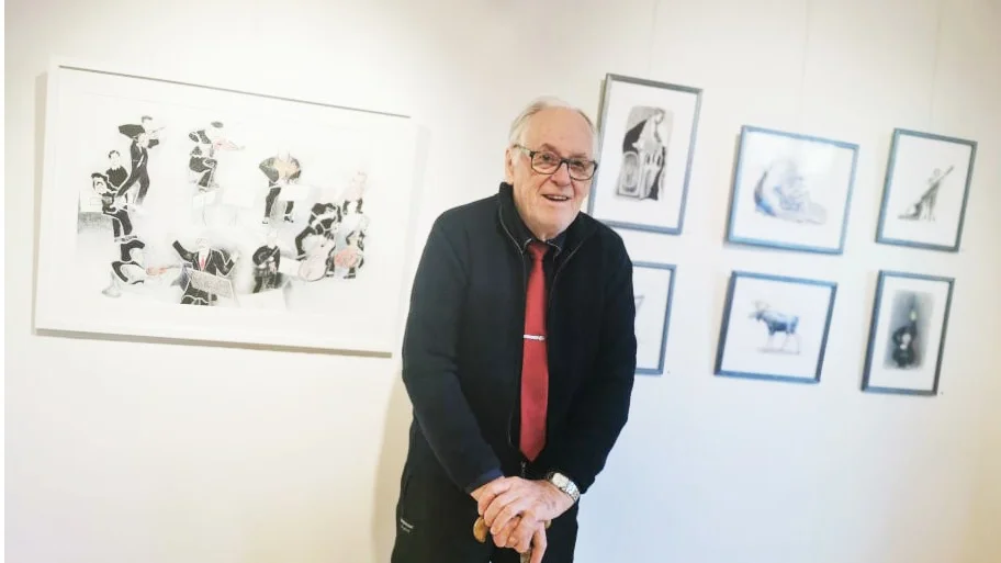 Gunnar Enqvist gör sin sista utställning på Galleri1 vid namn ”Mina stäv och målarsätt”, som hänger fram till den 28 december.