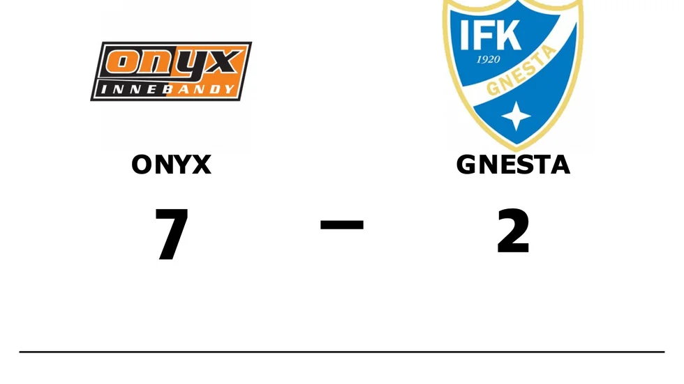 Onyx IBS D1 vann mot IFK Gnesta