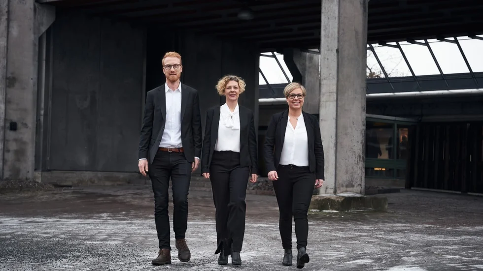 Den nya ledningen för Uppsala Business Park består av: Fredrik Kronqvist, projektchef, Sara Brännström, verksamhetschef och Veronica Mentzer, affärsenhetschef.