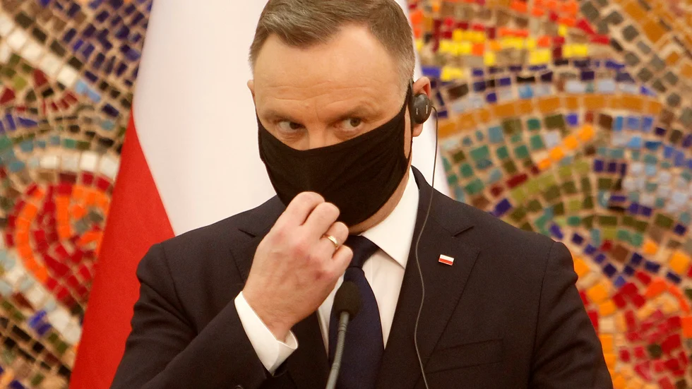 Polens president Andrzej Duda. Arkivbild från november i fjol.