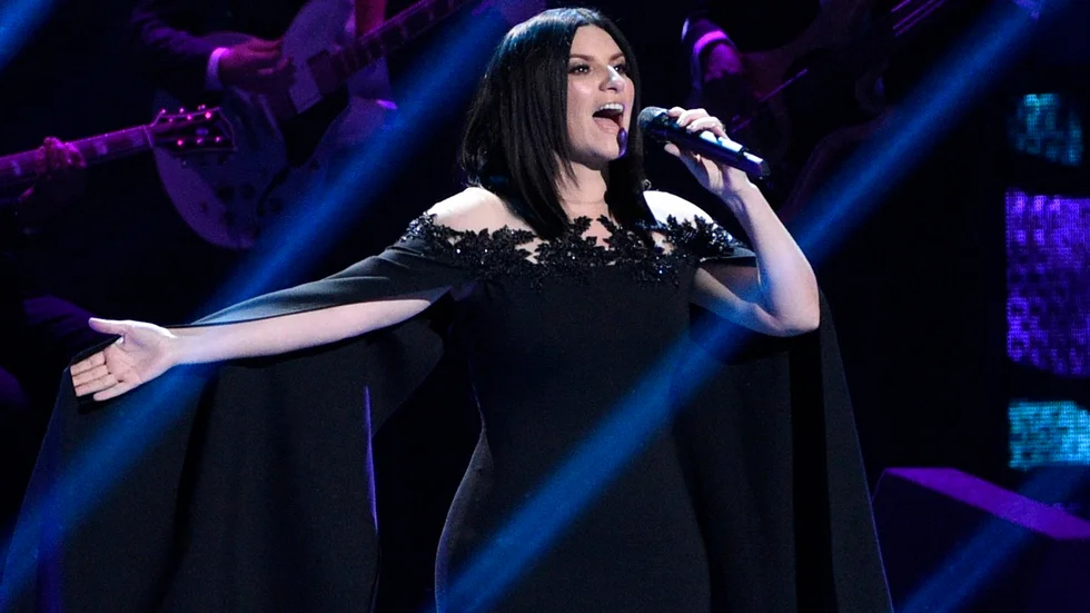 Laura Pausini är en av programledarna i årets Eurovision Song Contest. Arkivbild.