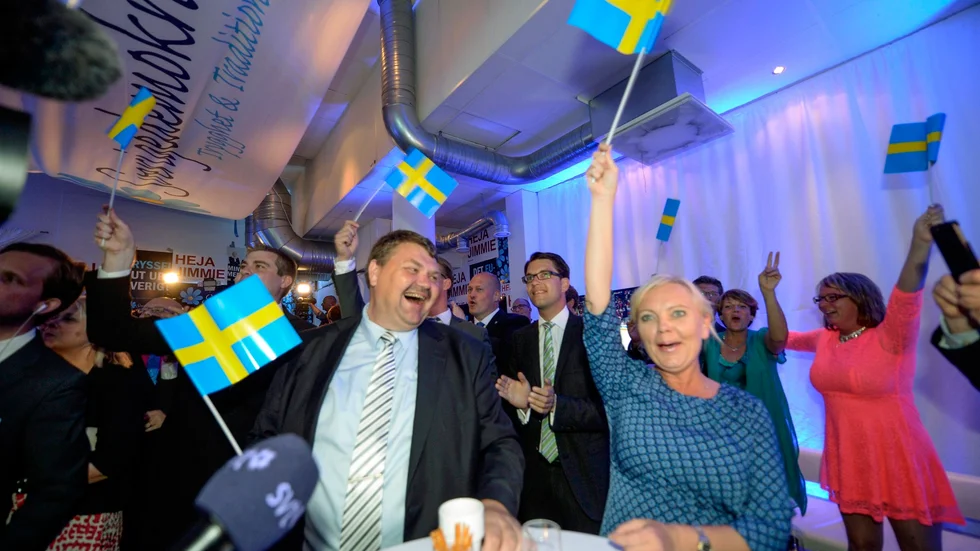 FOTO: BERTIL ERICSON/TT
                  Sverigedemokraterna klättrade från ett fåtal procentenheter till kring åtta procent i de norrländska kommunerna – till närmast sydsvenska siffror.
                  FOTO: BERTIL ERICSON/TT
                  Sverigedemokraterna klättrade från ett fåtal procentenheter till kring åtta procent i de norrländska kommunerna – till närmast sydsvenska siffror.
                  