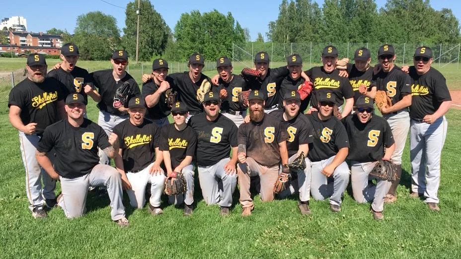 Skellefteå Basebolls A-lag tog dubbla segrar i Gävle i lördags.