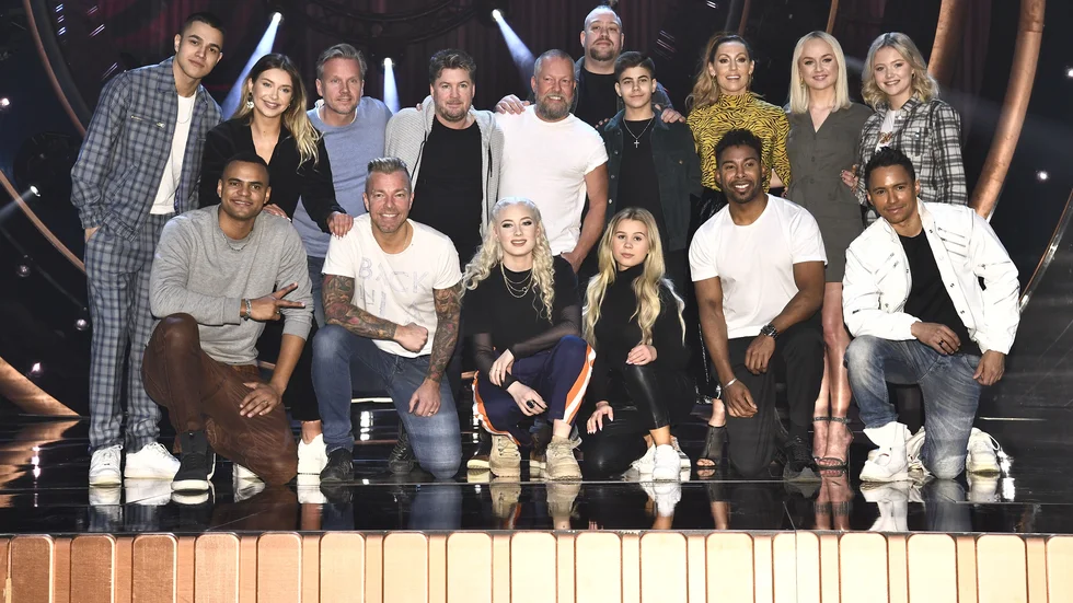 Finalisterna samlade. Övre raden från vänster: Liamoo, Hanna Ferm, Lars "Lasseman" Larsson, Kim Carlsson, Tommy Carlsson, Nano, Bishara, Lina Hedlund, Anna Bergendahl, Malou Prytz.
Undre raden från vänster: Mohombi, Casper Janebrink, Wictoria, Lisa Ajax, John Lundvik, Jon Henrik Fjällgren.