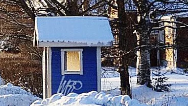 Exempel på hållplats, dock inte den berörda i Byske.