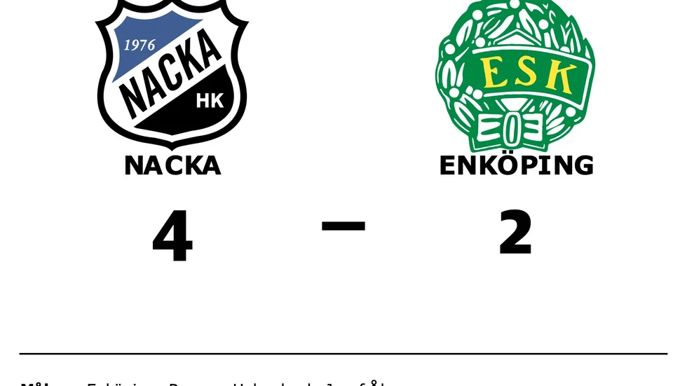 Nacka HK vann mot Enköpings SK HK