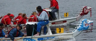 Tråkigt slut på drakbåtsrodden