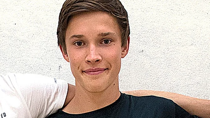 Topprankad. Christoffer Segerstedt, Skellefteå Squash. Foto: Annika Eriksson.