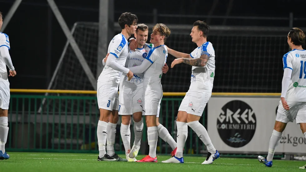 Akropolis under en match i superettan i fjol. Nästa år spelar laget i division 2.