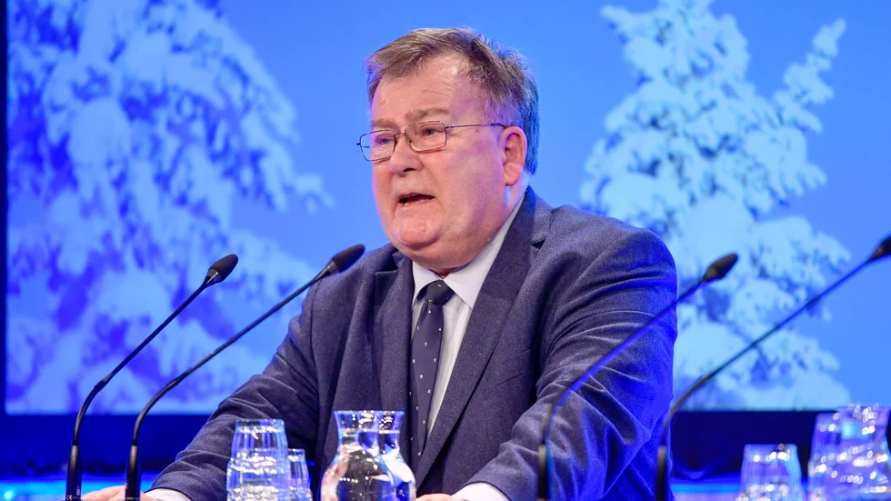Danmarks tidigare försvarsminister Claus Hjort Frederiksen. Arkivbild.