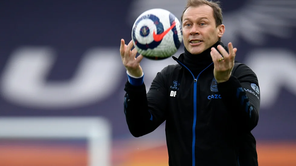 Evertons assisterande tränare Duncan Ferguson. Arkivbild.