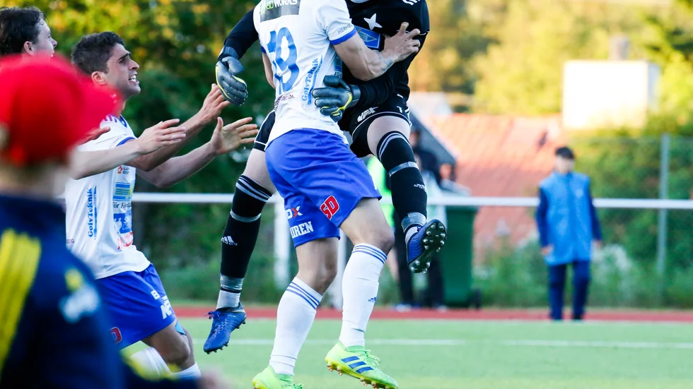 Tomas Adell blev stor hjäte när han räddade den avgörande straffen mot Umeå FC i Svenska cupen 2019.