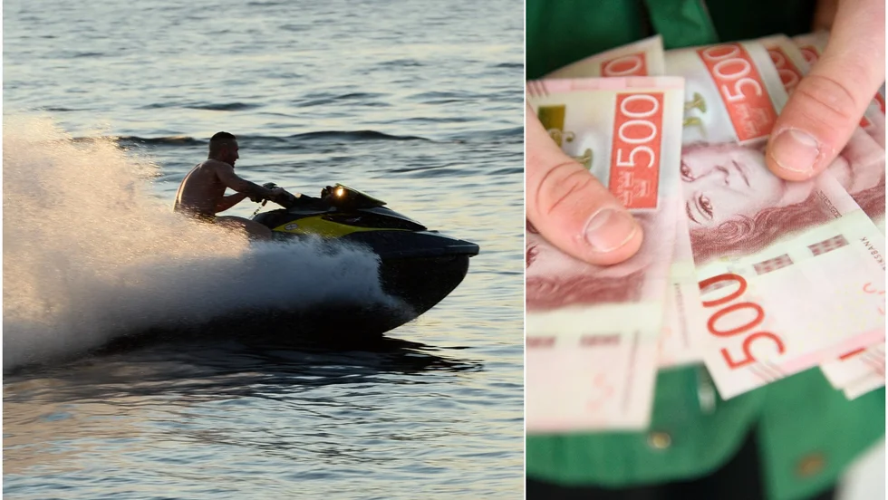 Vattenskotern köpte på kredit, men räkningarna betalades inte. Nu åtalas en katrineholmare i 45-årsåldern.