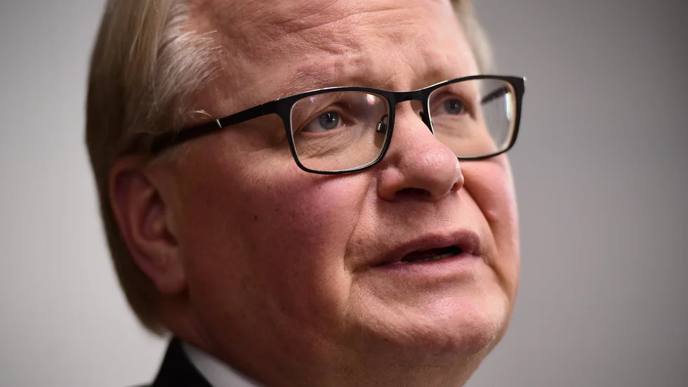 "Det har inte fallit bomber över Kiev sedan andra världskriget, situationen är exceptionell", säger försvarsminister Peter Hultqvist (S) om varför fördjupningen med Nato nu aktiveras. Arkivbild.