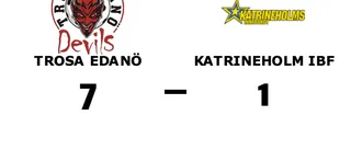 Storförlust när Katrineholm IBF föll mot Trosa Edanö i Hedebyhallen