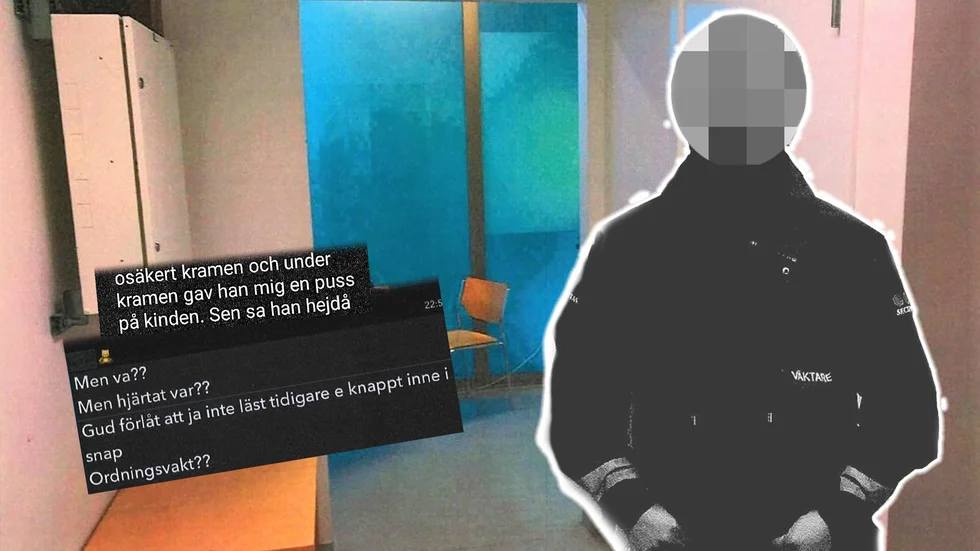 Mannen, som är i 30–årsåldern, hade under lång tid anklagats för olika sexualbrott utan att stoppas. Enligt Uppsala tingsrätt har en tjej blivit våldtagen och andra blivit tafsade på i det här väktarrummet. 