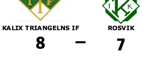 Rosvik förlorade borta mot Kalix Triangelns IF