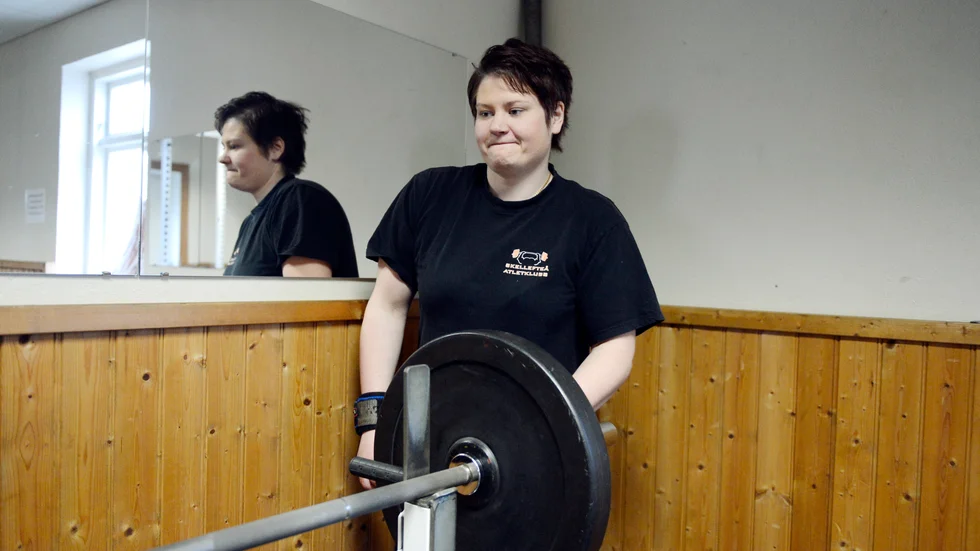 Olyckligt. Det ville sig inte för Maria Johansson i elit–karriärens sista tävling.