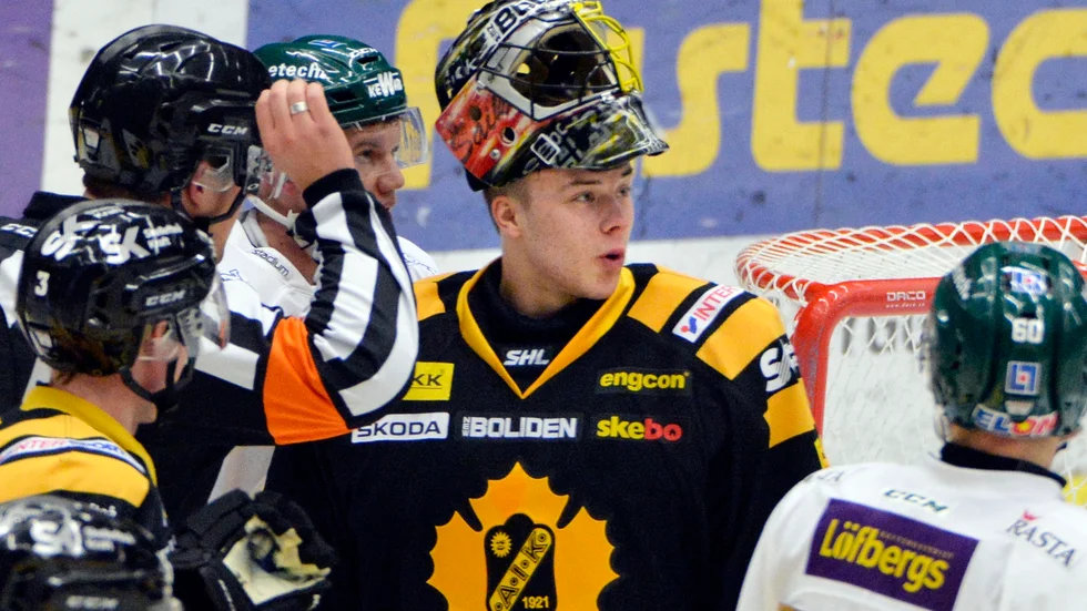 Jesper Eriksson blev utsedd till AIK:s bästa spelare efter matchen. Foto: Annika Eriksson.
